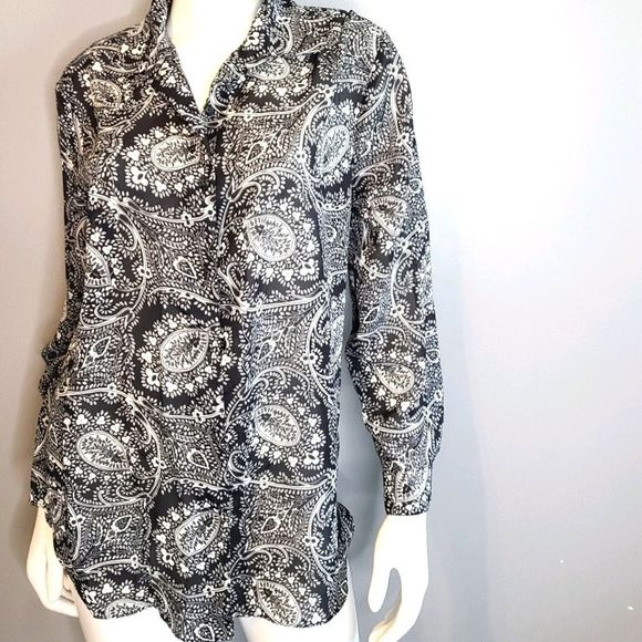 Diane Von Furstenberg NEW TAGS Blouse size small - Picture 7 of 14